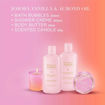 Picture of BAYLIS&HARDING JOJOBA VANILLA&ALMOND CANDLE BATH GIFT SET